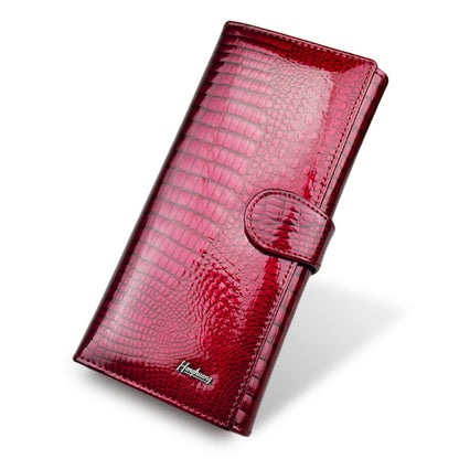 Women's Leather Purse Patent Leather European And American Fashion Women's Coin Purse